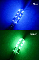 10PCS Lámparas LED Super Brillantes T10 W5W Flash Para Freno Luz De Señalización Universal 12V Colores Rojo Amarillo Azul Y Blanco - details 8