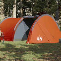 vidaXL Tienda de Campaña con Túnel para 4 Personas Impermeable Toldo Color Gris,  Azul,  Verde y mas - details 0
