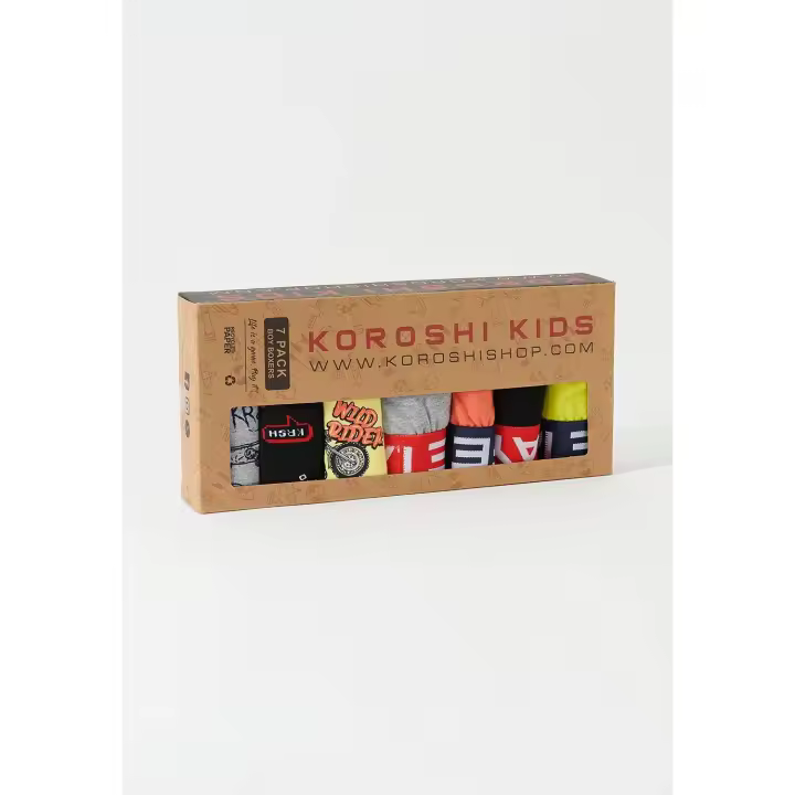 Koroshi Pack 7 calzoncillos boxer para niño - 1