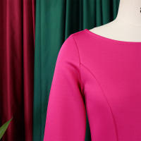 Vestido Elegante Para Mujer 2024 Moderno Cuello Redondo Tres Cuartos Ajustado a La Cadera A-Line Midi Fiesta Cumpleaños Cena Boda - details 6