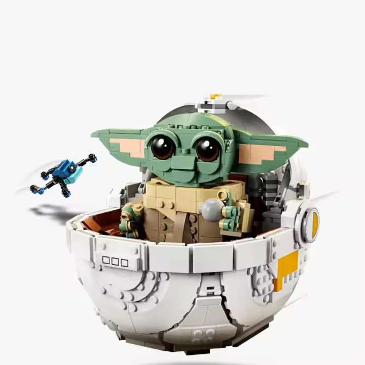 Kit De Bloques De Construcción MOC Juego De Guerreiros Espaciais Con Carro De Flotación Grogu Para Niños Regalo De Cumpleaños Modelo De Figura De TV Y Películas - 1