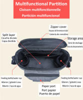 Bolsa para mamás, bolsa de pañales impermeable, bolsa de viaje para mamá de gran capacidad, organizador multifuncional para cochecito de bebé y madre de maternidad - details 0