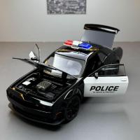 Modelo De Coche Deportivo De Aleación Challenger Redeye Hellcat Police 1:22 Con Sonido Y Luz Juguete De Colección Decoración Regalo - details 17
