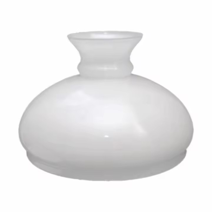 Genérico NO MARCA Tulipa de Cristal Quinqué GAUDI Opal Brillo 14x16cm Apertura 13cm - Diseño Exclusivo - 1