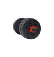 Mancuernas Ajustables Fitness Musculación Gimnasio Plásticas 10-20kg - details 2