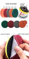 Juego De Cabezas De Cepillo Eléctrico Para Limpieza De Coche Y Hogar Kit De Limpieza Para Cocina Baño Y Toilette Material De Níquel De Cobre Eco-amigable - details 5