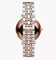 Emporio Ar mani Reloj Hombre, Movimiento de cuarzo, 40mm Caja de acero color oro rosa con correa de acero, AR1677, Tono oro rosa y tono plata - details 4