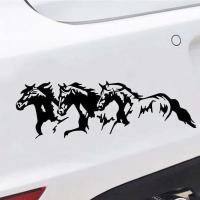 Pegatina De Caballos Corriendo Para Coche Vinilo Impermeable Adhesivo Auto Desmontable Decoración De Vehículo Estilo Moderno Y Minimalista - details 2