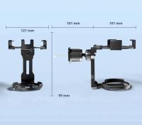 Soporte De Vaso Para Coche Multifuncional Con Soporte De Teléfono Y Café 360 Grados Giratorio Para Botella De Agua Y Refrescos Ventilador De Aire - details 11