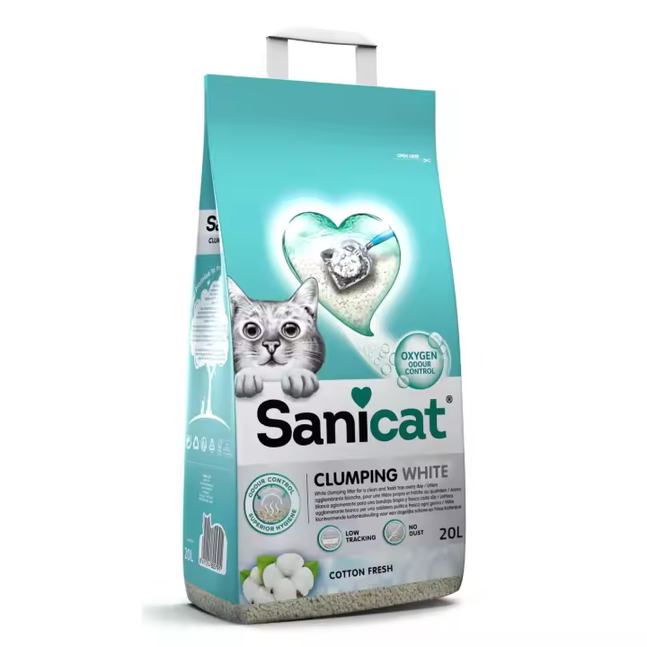 SANICAT ARENA CLUMP WHITE COTTO 20L - 1