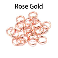 Anillos Abiertos De Oro Rosa 50-200pcs/lot 3-20mm Para Fabricación De Joyas DIY Accesorios De Conexión Anillos Split - details 7