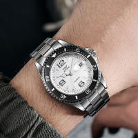 Reloj De Pulsera Para Hombre De Acero Inoxidable Moda Nueva Con Marcadores Arábigos Resistente Al Shock Y Auto Fecha Sin Caja - details 0