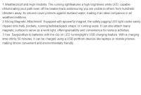 Linterna Frontal Recargable LED De Alta Potencia Lámpara De Cabeza Para Casco Nextorch Distancia De Iluminación 50-100 M Material ABS Impermeable - details 0