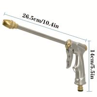 Pistola De Agua Para Lavar Coche Y Jardín Con Boquilla De Cobre Puro Alta Presión Espuma Metálica Para Ducha Y Riego - details 5