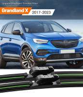 2pcs LimpiaParabrisas Delantero Para Opel Grandland X 2017-2023 Plegables En Rama De Búho De Goma Natural Accesorios De Ventana - details 0