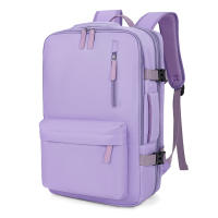 Mochila de viaje unisex de nailon con cremallera, multifuncional, de gran capacidad y con múltiples compartimentos, ideal para parejas. - details 4