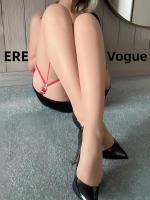 Luxury Seam Thiigh Hoys Para Mujer Transparency Brillante Elegantemente Retro Estilo Retro  Para Ocasiones Especiais Stage Party Business Y Moreno - details 5