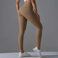 Leggings De Yoga Talla Alta Control De Atrás Leggings Deportivos Para Correr Ciclismo Gimnasio Prueba De Agachamiento Slimming Booty - details 12