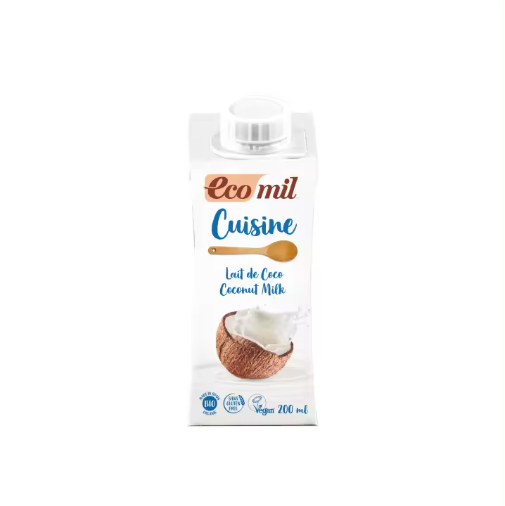 Ecomil Crema Ecológica De Coco Para Cocinar 200 Ml - 1