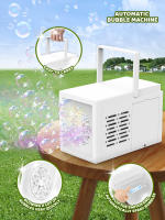 Juguete Portátil De Burbujas Con 10 Agujeros Máquina De Burbujas Para Escenario Juego Al Aire Libre Sin Batería Ni Agua Para Burbujas - details 4