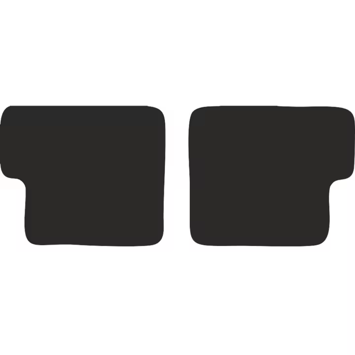 Alfombrillas traseras para Fiat Cinquecento hatchback 1991-1998 - 1