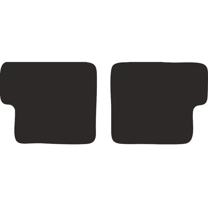 Alfombrillas traseras para Fiat Cinquecento hatchback 1991-1998 - 1