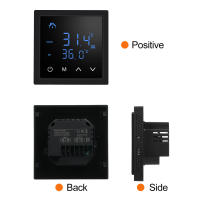 Termostato Inteligente 16A Para Calentamiento Por Piso Con Pantalla Táctil LED Control De Temperatura 85-265V Electrónico - details 5