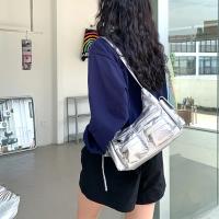Bolso De Hombro Para Mujer Gran Capacidad Cuero Retro Multibolsillo Satchel Bolsa Transversal Versátil Para Comunicación Diaria - details 6