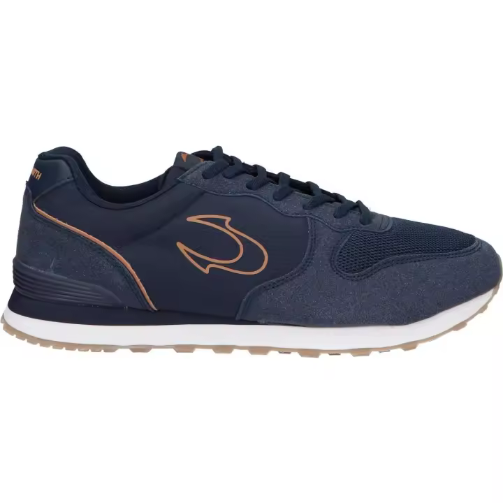 Men's sneakers john smith vikar 24i navy blue-brown - 1