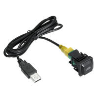 Adaptador De Cable De Audio USB Para CD Player Radio Repuesto Para VW Volkswagen Longitud 130cm Accesorio De Estéreo De Coche - details 3
