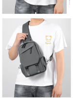 Bolsa De Pecho Casual Impermeable De Negocios Oxford Unisex Gran Capacidad Estilo Casual Decoración Sin Nada Cierre De Cremallera - details 9