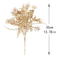 Plantas Artificiales De Eucalipto En Vaso Para Decoración De Hogar Flores Falsas Para Boda Accesorios De Jardín Navidad Nueva Year - details 1