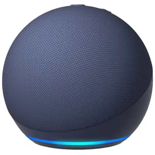 Amazon echo dot 5ª gen altavoz inteligente wifi bluetooth - control de otros dispositivos - sonido de calidad - alexa integrado - altavoz frontal de 44mm - color azul - 1