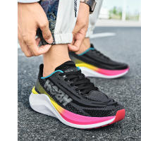 Zapatos De Correr HOBM Para Hombres Tenis Deportivos Ligeros Y Transpirables Absorbing Choque Entrenamiento Deportivo Calzado Negro - details 16