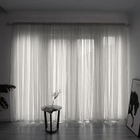 Elegantes Cortinas De Tulle Modernas Para Sala De Estar Dormitorio Cocina Verdes Hoja Cortinas Transparentes Para Ventana Cortinas Colgantes - details 20
