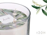 Bellas Extensiones- Vela vaso con tapa dorada menta fresca y jazmin - details 3