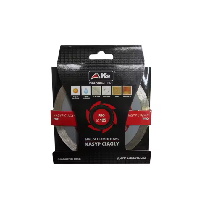 Disco de Corte de Diamante  Super Pro K2 - Herramienta de Corte de Alto Rendimiento - NPDQC125-2 - 1