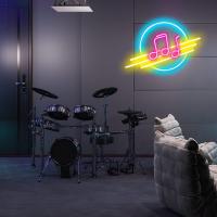 Luz Neón Musical LED Colorida Para Decoración De Habitación Restaurante Bar Fiesta USB Powered No En Name_Null Origen Mainland China - details 2
