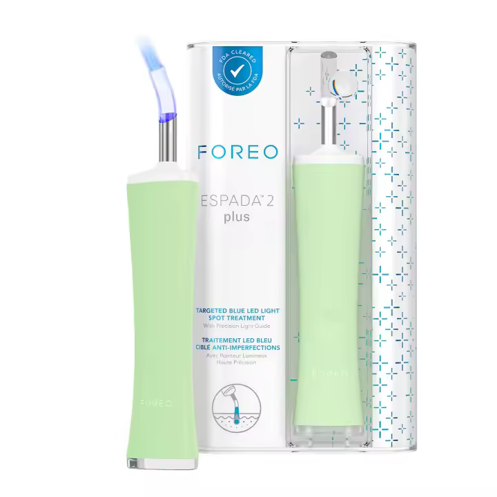 FOREO ESPADA 2 plus con luz LED precisa - Dispositivo para combatir el acné  - Tratamiento de cicatrices y manchas en la cara - 1