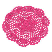 Mantelillo Redondo De 20cm Para Mesa De Navidad Hecho a Mano Con Lámina De Taza De Té Y Café Manteles De Algodón Y Poliéster Estilo Moderno - details 5