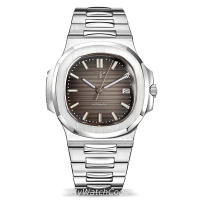 Reloj Automático Tandorio Design Para Hombres Con Dial Texturizado Azul Gris 40mm Movimiento NH35 Impermeable 10BAR Correa De Acero Inoxidable 316L - details 16