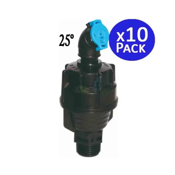 Suinga Aspersor Agrícola Circular Rotativo 1/2" 25º - Pack 10 Unidades - 1