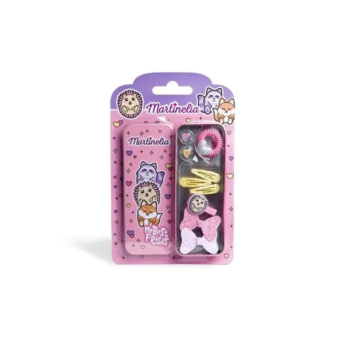 MARTINELIA CAJITA SET COMPLEMENTOS PARA PELO MEJORES AMIGAS MARTINELIA COSMETICA 2x19x30 Cms. - 1