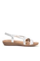 Paloma Wang sandalias doradas mujer con mini cuñas con la plantilla acolchada con tiras trasera elásticas - details 11