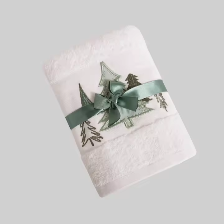 Toalla Navidad Blanco - 1