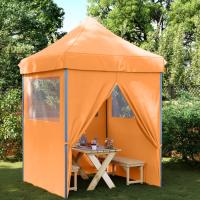 vidaXL Tienda de fiesta plegable Pop-Up 4 paredes laterales tienda Color Burdeos,  orange,  Terracota y mas - details 1