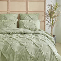 Juego De Cubierta De Cama 3pcs Diseño De Torcimiento Artesanal Sencilla Y Superior Materiales Suaves Y Cómodos Adecuado Para Habitación De Hombres Y Mujeres Decoración De Dormitorio - details 7