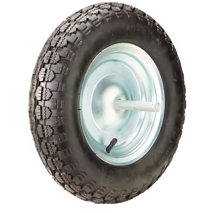 [Ferrtería Torres] Rueda carretilla neumática Wolfpack, llanta metálica 370 mm - 1