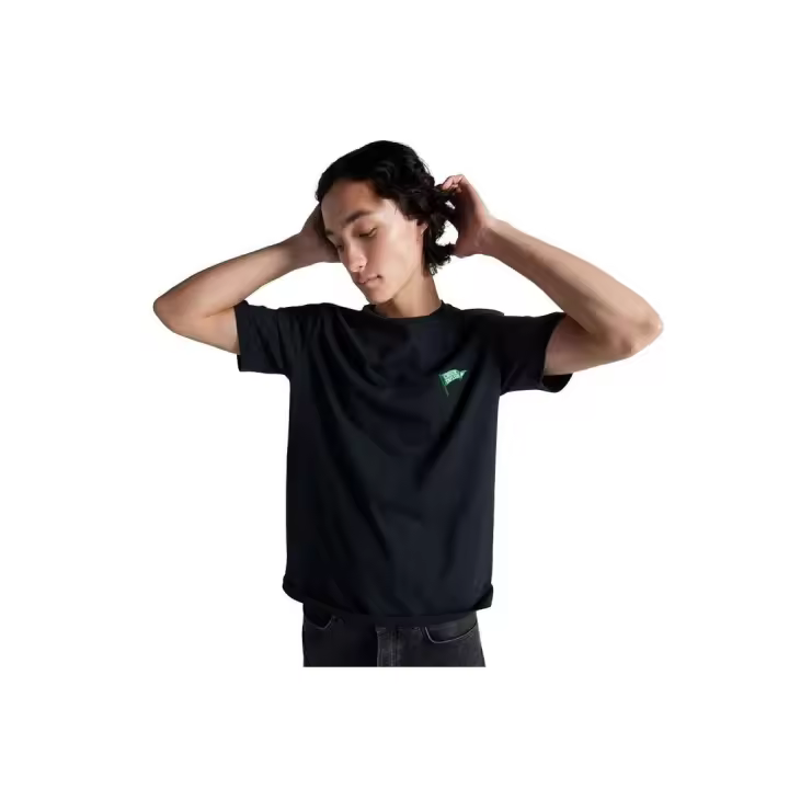 Camiseta Hombre Converse Retro Flag Negra - 1