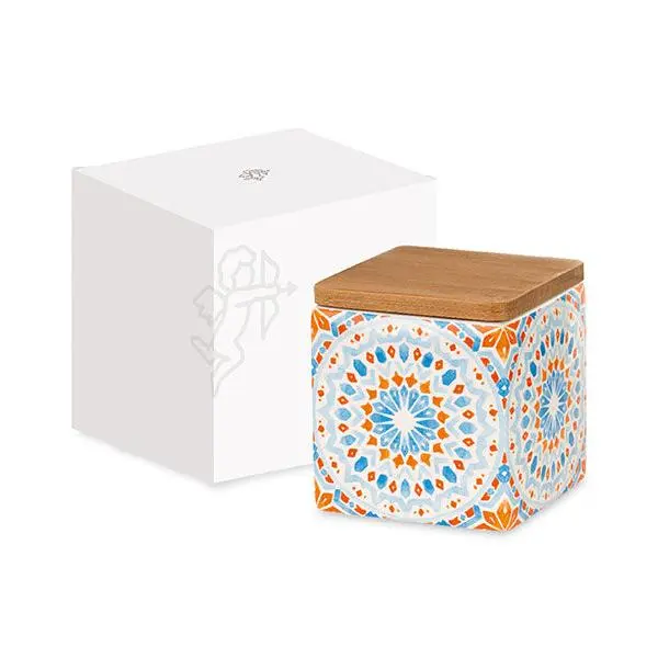 Cupid & Co. Vela cachepot Marrakech 90x90x120mm con caja - 1